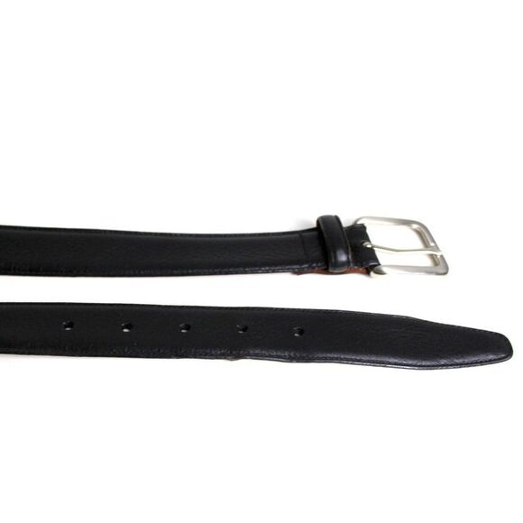 Men's Wearhouse BLACK GENUINE LEATHER 1 1/8"Wd CASUAL DRESS MEN'S BELT 40 (G79 - Picture 13 of 14